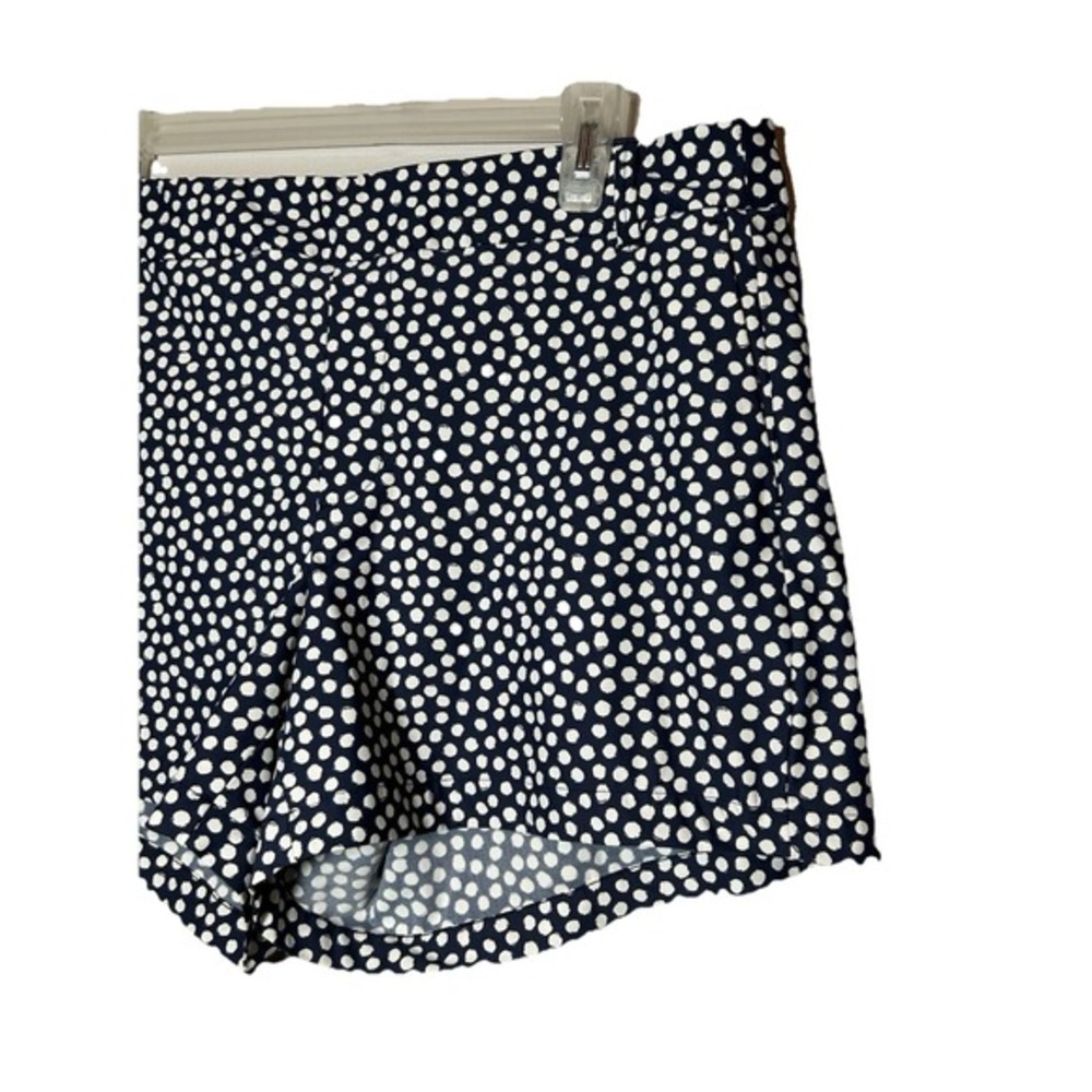 SPANX Women's Sunshine Shorts 4" Navy Polka Dot XL UPF 50+ Pull On Stretch Beach - Picture 3 of 5